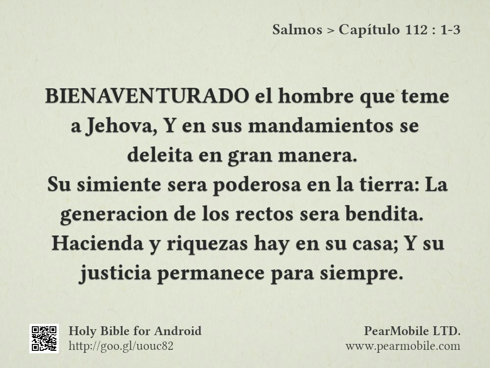 Salmos, Capítulo 112:1-3